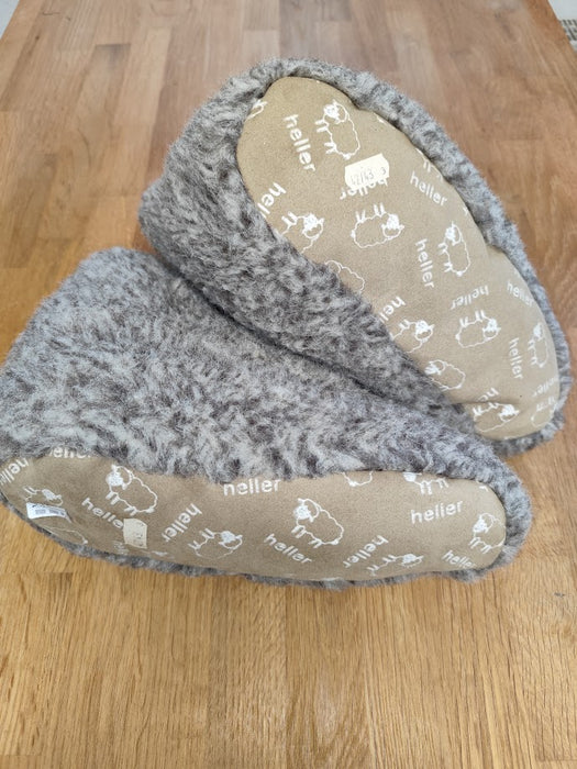 Wollschuhe in grau