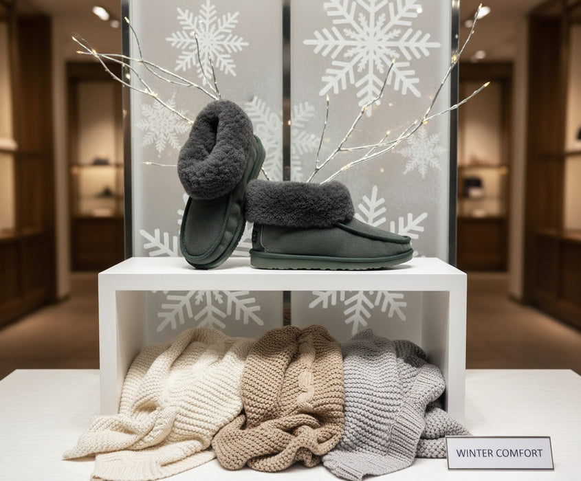 Lammfellhausschuhe – Natürlich warm &amp; bequem! 🧣✨