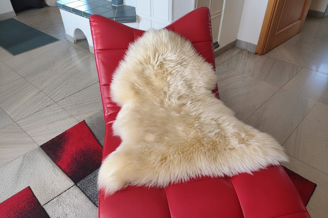 🐑 Schaffell – | Langhaar &amp; pflanzlich gegerbt 🌿