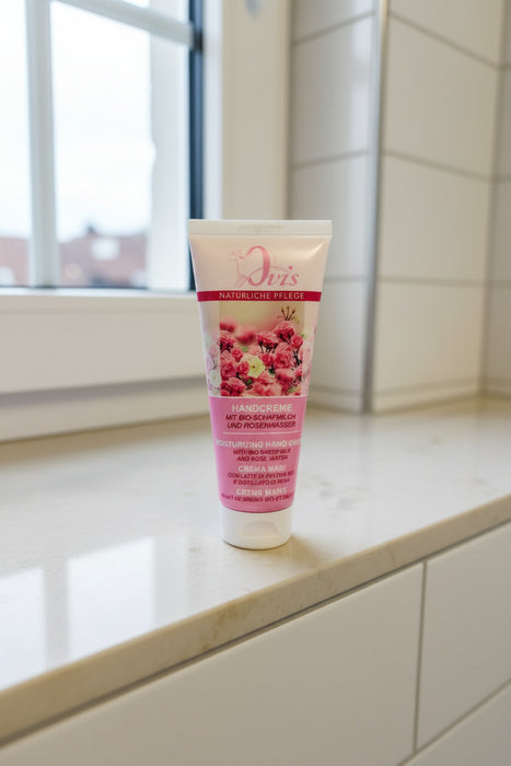 ✨ Handcreme mit Bio-Schafmilch & Rosenwasser ✨