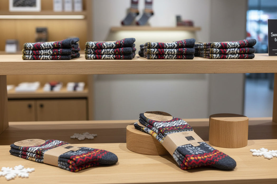 🧦 Hygge-Socken – Wärme, die man fühlt. Gemütlichkeit, die bleibt. 🤍