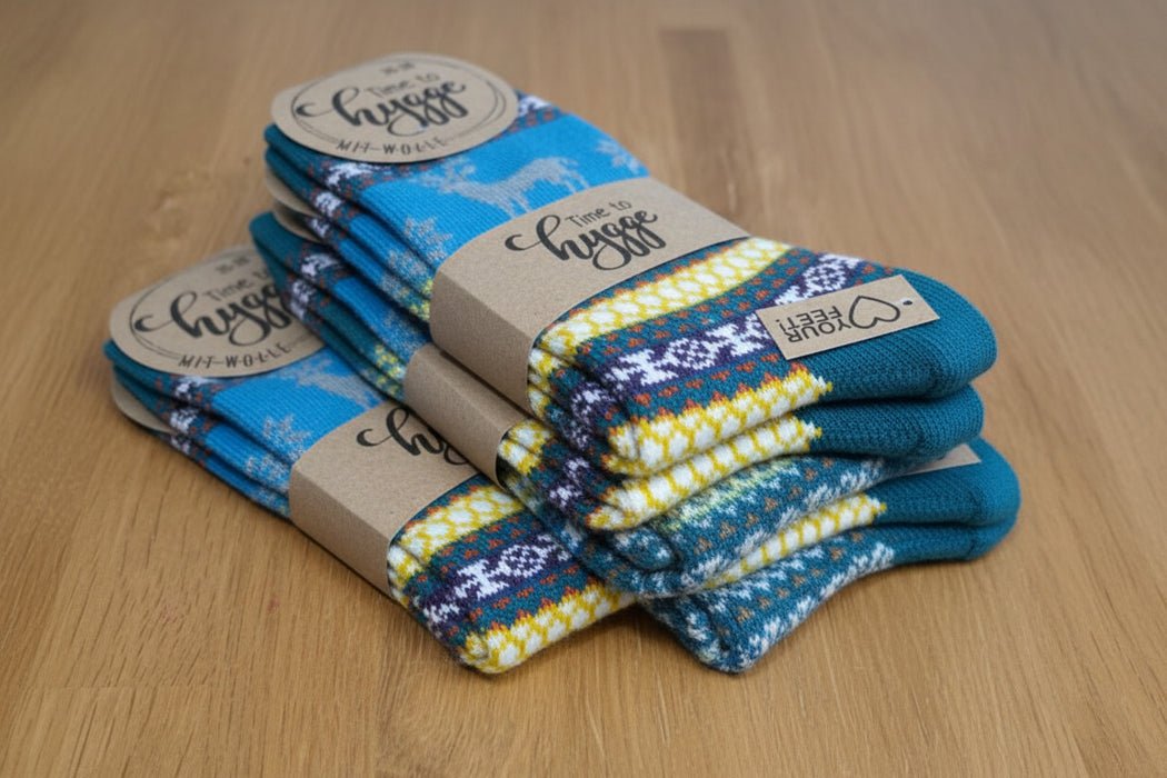 🧦 Hygge Norweger Socken – bunt &amp; kuschelig ❄️✨