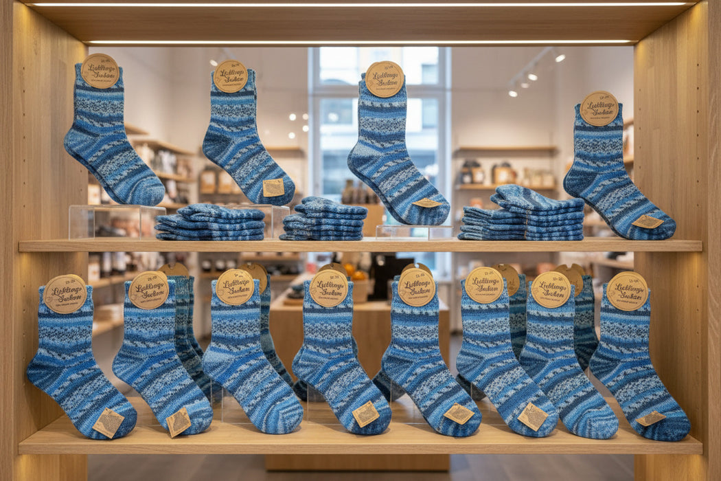 Lieblingssocken mit viel Wolle.