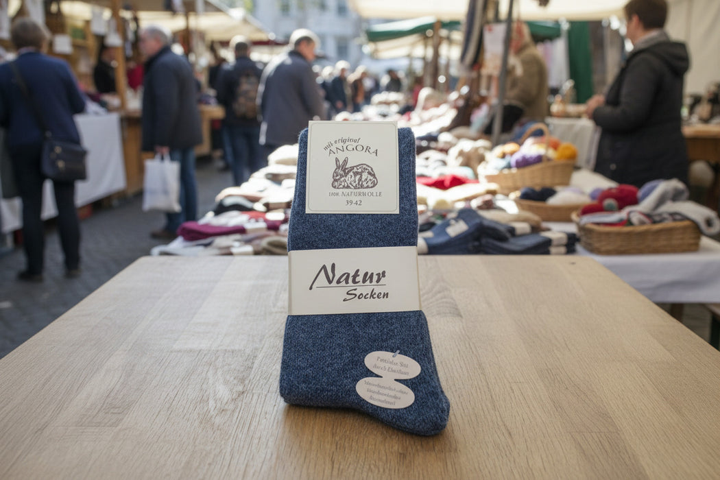 „Premium Angora Socken – Extra warm & weich“