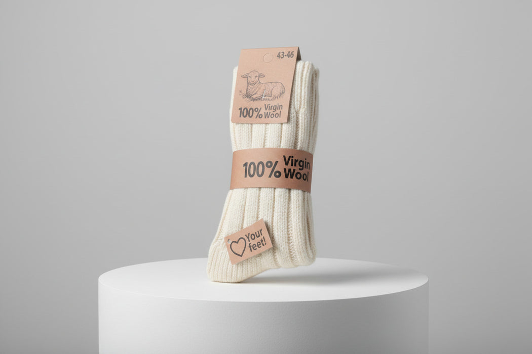 🧦 Premium Socken aus reiner Schurwolle