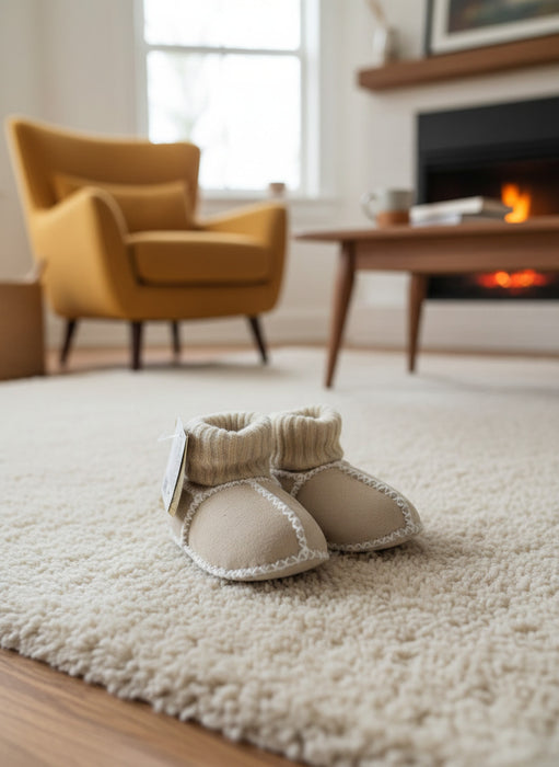 Babyschuhe - Lammfellschuhe Echtlammfell - Schuhe für Baby & Kleinkinder.