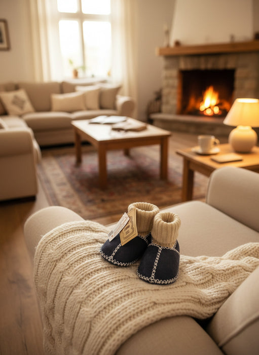 Babyschuhe - Lammfellschuhe Echtlammfell - Schuhe für Baby & Kleinkinder