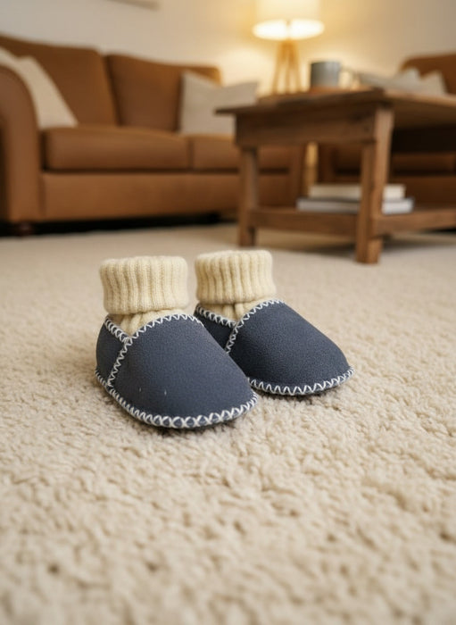 Babyschuhe - Lammfellschuhe Echtlammfell - Schuhe für Baby & Kleinkinder