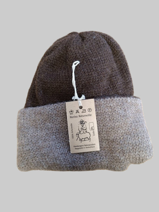 Merino , Mütze Naturwolle