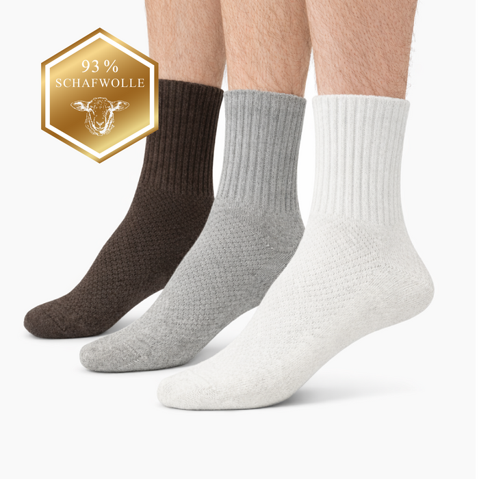 Schafwollsocken (93%) REYKJAVIK | mit Bündchen