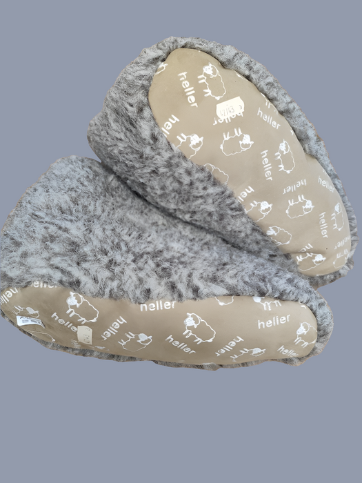 Wollschuhe in grau