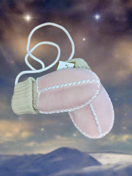 Baby Lammfell-Fäustlinge