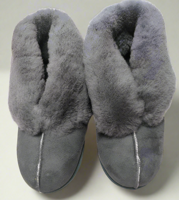 Hauschuhe ,Fell mit Ledersohle