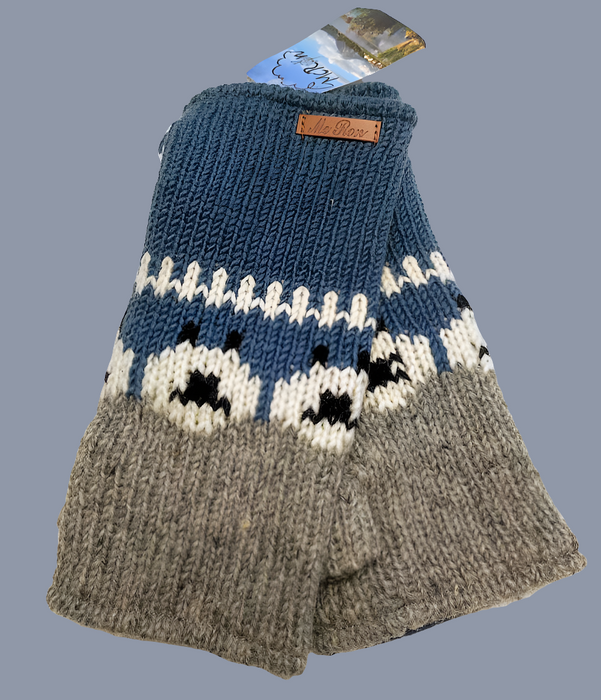 Pulswärmer im Schaf Design "Modell Samarina"