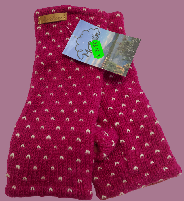 McRon Damen Gestrickte Pulswärmer