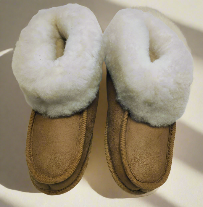 Lammfell-Hüttenschuhe