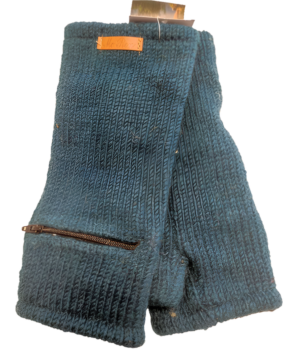 McRon Damen Gefütterte Pulswärmer mit Reissverschluss