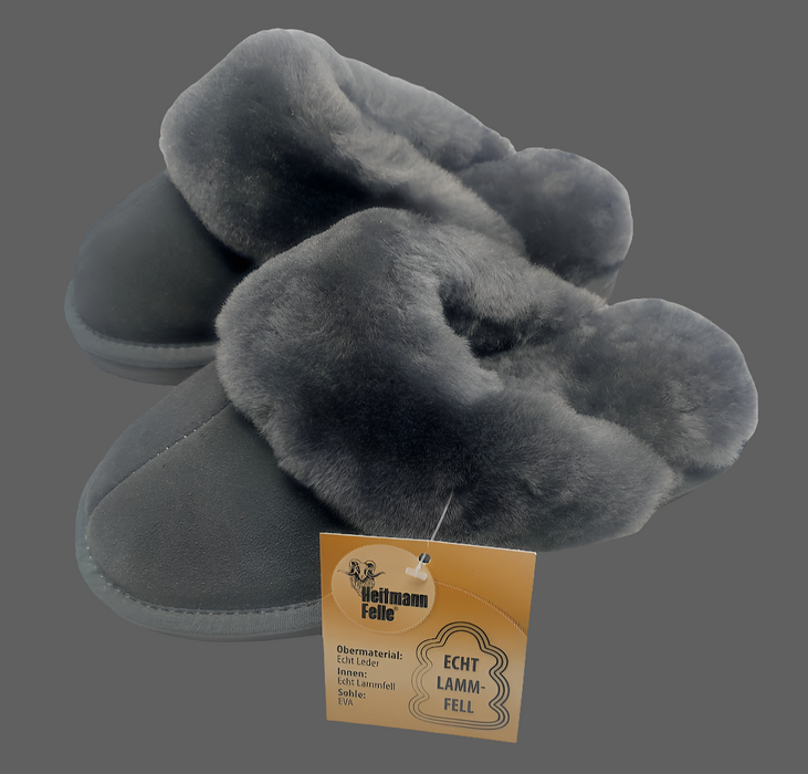 Lammfell-Hausschuhe