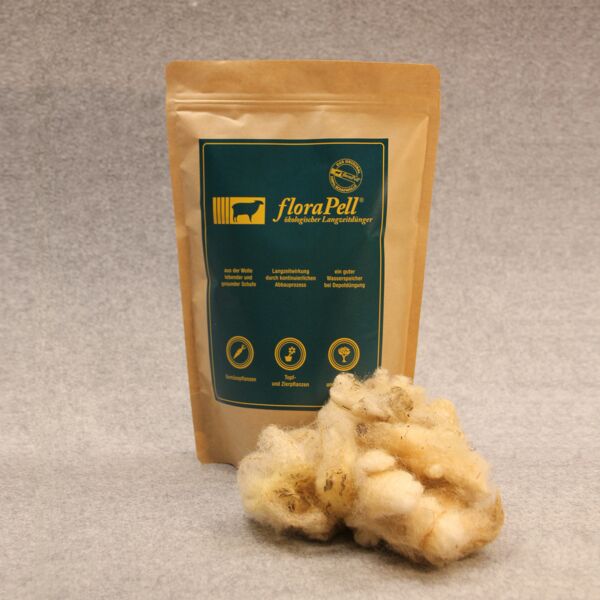 floraPell® Bio-Schafwollpellets Sack 1kg