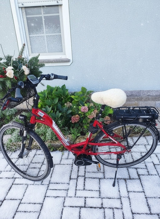 lammfell fahrradsattel 🐑 Lammfell-Fahrradsattelbezug – weich, temperaturausgleichend & wa — Fell-und Wollhandel GmbH & Co.KG