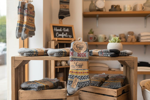 Hyggesocken, eine Wohltat für dich und deine liebsten - Schafland-Stock